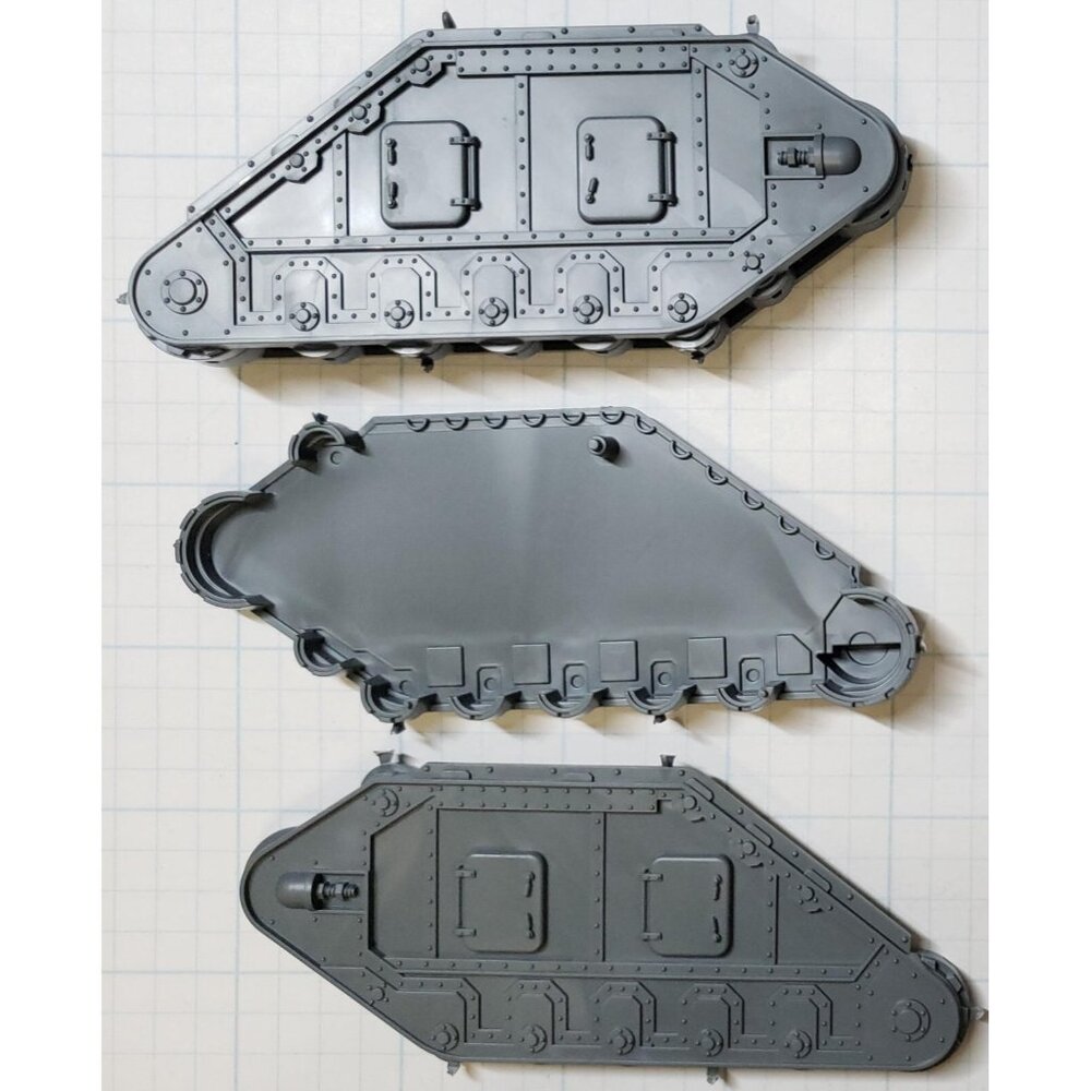 30k Solar Auxilia Bits Horus Heresy Leman Russ Striker Tank Sides & Tracks Set - Picture 3 of 3